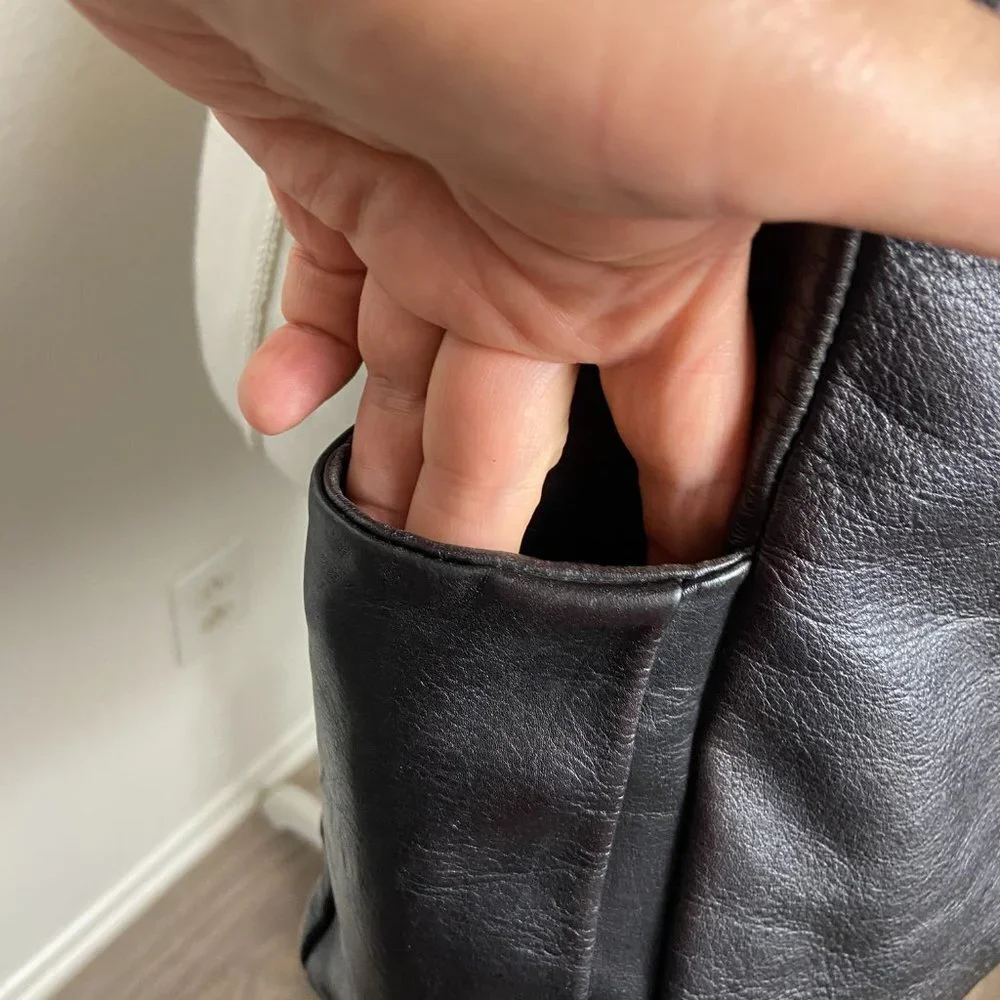 Marco Buggiani Genuine Leather Messenger  Travel  Hobo Bag Italy